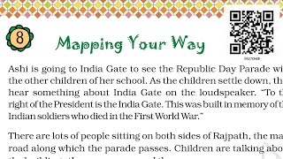 NCERT class 5 math chapter 8 Mapping your way full chapter in one video explained in hindi [upl. by Harmony]