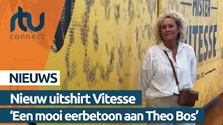 Nieuwe uitshirts Vitesse Een mooi eerbetoon aan Theo Bos [upl. by Amein721]