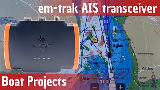 EmTrak B923 Unboxing and installation  AIS Transceiver  Time to transmit our position info [upl. by Egas]