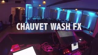 Chauvet Wash FX Review  Quick Demo Of The Lights In Action [upl. by Lalage]