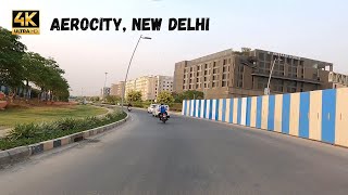 Driving from Aerocity to IGI Airport New Delhi India [upl. by Aihcrop906]