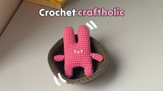 ☆ crochet cute Craftholic  keychain crochet tutorials for beginners ☆ [upl. by Nadroj]