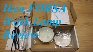 Ikea FORSA Work Lamp Review [upl. by Steel]