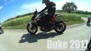 2017 Ktm Duke 125 ABS Akrapovic Walkaround amp Menü [upl. by Leoni]