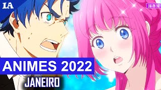 NOVOS ANIMES DE JANEIRO 2022  Guia de Temporada  Parte 3 [upl. by Boris]