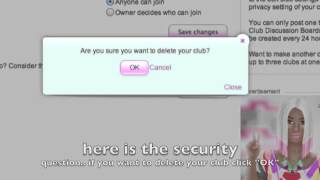 StardollCom How To Delete A Club You No Longer Want [upl. by Mcmillan451]