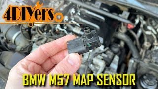 How to Clean or Replace the MAPBoost Sensor on a BMW M57 Diesel [upl. by Pepillo]