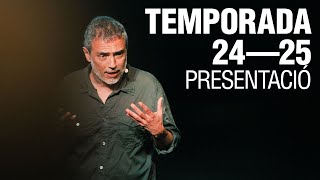 Julio Manrique presenta la Temporada 24—25 del Teatre Lliure  Lliure2425 [upl. by Cacia]