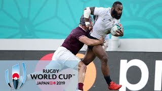 Rugby World Cup 2019 Fiji vs Georgia  EXTENDED HIGHLIGHTS  100319  NBC Sports [upl. by Irap]