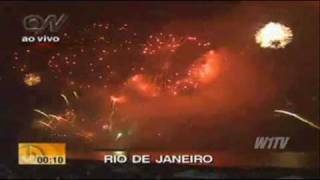 Virada do Ano 2010 Londres Rio de Janeiro São Paulo e Brasilia queima de fogos [upl. by Avrenim46]