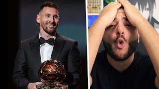 Messi remporte le ballon dor 2023 Il a fini le jeu [upl. by Kcirdnekal]