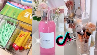 aesthetic organizing restocking and refill tiktok compilation [upl. by Elatan199]