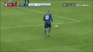 Wayne Rooneys Late Stunning Free Kick To Break Sir Bobby Charltons Record 21 01 17 HD [upl. by Gambell]