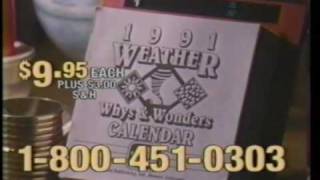 Weather Channel 1991 Wx Why amp Wonders Calandar promo [upl. by Chemash]