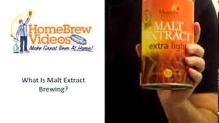 What is malt extract brewing [upl. by Adnirak]