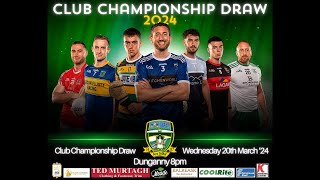 2024 Meath GAA Club Championship Draws [upl. by Olocin141]