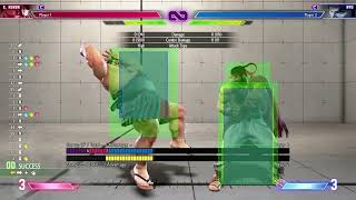 SF6 All Of Hondas Hitboxes At 50 Speed [upl. by Wun]