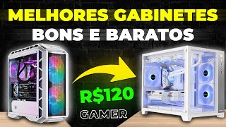 Os Melhores Gabinetes Gamer Barato Custo Benefício de 2023 c Fans Gabinete Aquário Minimalista [upl. by Powe198]