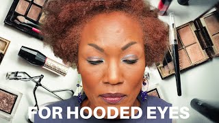 EYESHADOW MAKEUP LOOK FOR HOODED EYES \ HOODED EYES [upl. by Karlow]