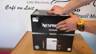 Nespresso INISSIA Krups  Unboxing [upl. by Akinwahs157]