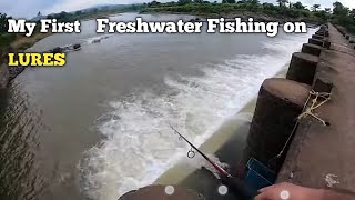 My First Freshwater Fishing  Fishing wallago attu [upl. by Trembly203]