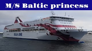 Silja line MS Baltic princess arriving to Tallinn [upl. by Urba]