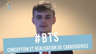 Nicolas en 2e année BTS Conception et Réalisation de Carrosseries au GARAC [upl. by Monetta]