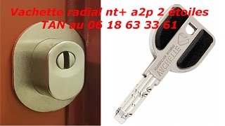 TUTO comment changer une serrure vachette trilock 5000  cylindre vachette radial nt a2p2 [upl. by Eselehs]