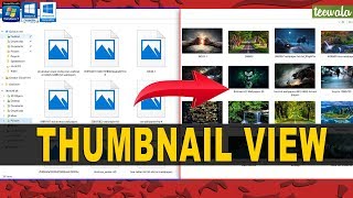 How to Enable Thumbnail View for Files in Windows PC  all files are shown as icons [upl. by Howenstein944]