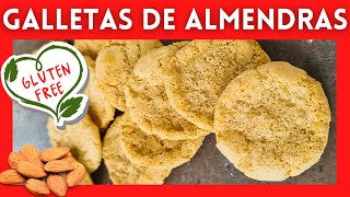 Galletas CASERAS con HARINA DE ALMENDRAS 👉SIN GLUTEN [upl. by Ahtnahc]