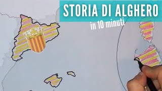 Storia di Alghero  Città catalana dItalia Sardegna [upl. by Otirecul]