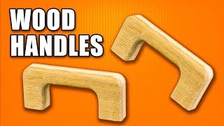 How to Make a Wood Handle  Wooden Handles for a Woodworking Jigs [upl. by Tiny659]