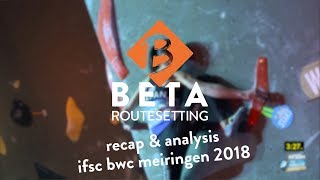 IFSC Boulder Worldcup 2018  Meiringen Women Final Report Recap amp Analysis [upl. by Camfort]