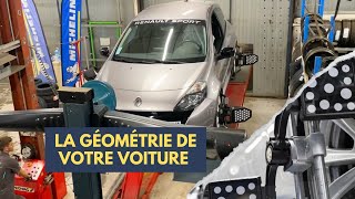 Comment faire son parallélisme  Je vous explique la géométrie CLIO 3 RS [upl. by Habeh]