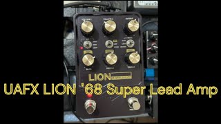 UAFX UAD Lion 68 Super Lead Amp  John Malk pedals [upl. by Oznarol399]