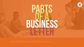 Parts of a Business Letter [upl. by Limay]