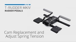 VKBSim TRudder MkIV Pedals Cam Replacement and Adjust Spring Tension [upl. by Poore]