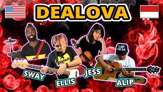 Dealova Once Cover  Alip Ba Ta Jess Mancuso Ellis Lamar Swaylex  Indonesia amp USA Collab [upl. by Eirrak260]