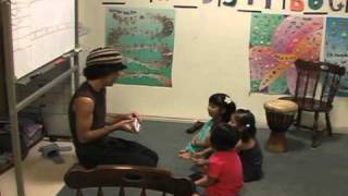 Teaching Kids English Using Right Brain Sequencing Through Drumming 1 [upl. by Cherida]