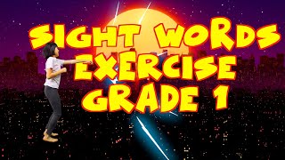 Sight Words Exercises  DOLCH Preprimer sight word Exercise grade 1 [upl. by Adnilema556]