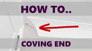 How to finish coving ends [upl. by Cart]