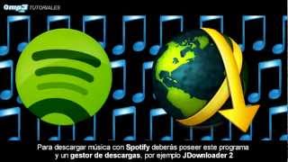 Cómo descargar música con Spotify y Jdownloader  Mp3es [upl. by Eerihs]