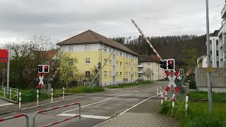 Bahnübergang Schopfheim Schlattholzstraße  FÜ60 [upl. by Chema]