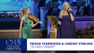 Trisha Yearwood and Lindsey Stirling – “O Holy Night”  CMA Country Christmas 2023 [upl. by Ynattirb]