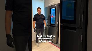 LG Frigoriferi  Come testare Ice Maker del frigorifero LG InstaView Multi door [upl. by Notwen]