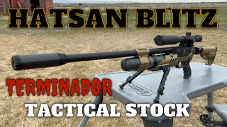 Hatsan Blitz Xtreme Terminador Edition Bronze Tac StockPCP Air Rifle [upl. by Ellekcim841]