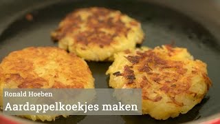 Aardappelkoekjes maken [upl. by Gracia542]