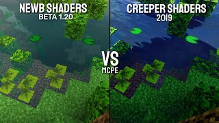 NEWB Shaders x CSPE Shaders  Minecraft PE Best [upl. by Llydnek]