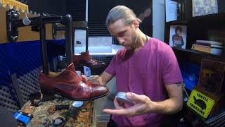 ASMR  What Happens When You Get Saddle Soap on Suede  Worlds Finest ASMR Shoe Shine [upl. by Iliram321]