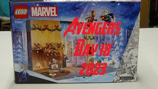 LEGO MARVEL AVENGERS 2023 ADVENT CALENDAR DAY 18 [upl. by Assylla646]